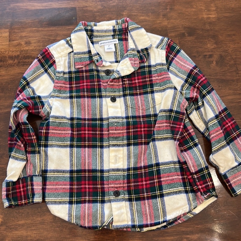2T Amazon Essential Plaid Flannel
